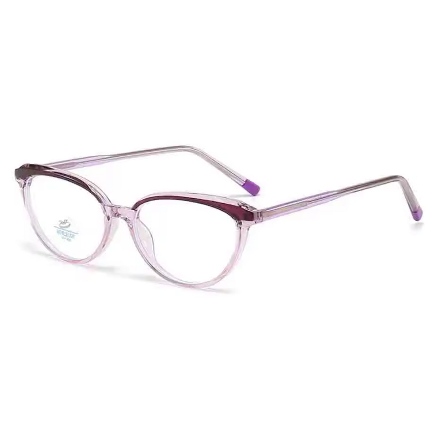 Blue-Cut Computer Glasses | Cat-Eye | Designer | Women's | Purple | 793