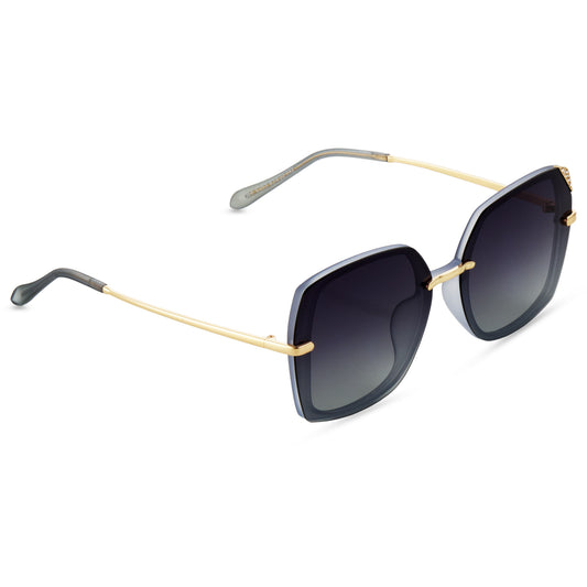 UV-Protected Women's Designer Fashion Sunglasses (8256 Black)